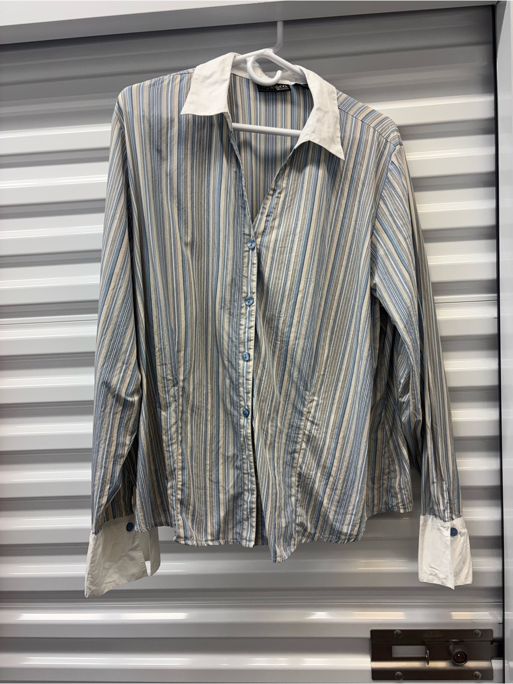 Striped Button-down Blouse By Style And Co Size 20W